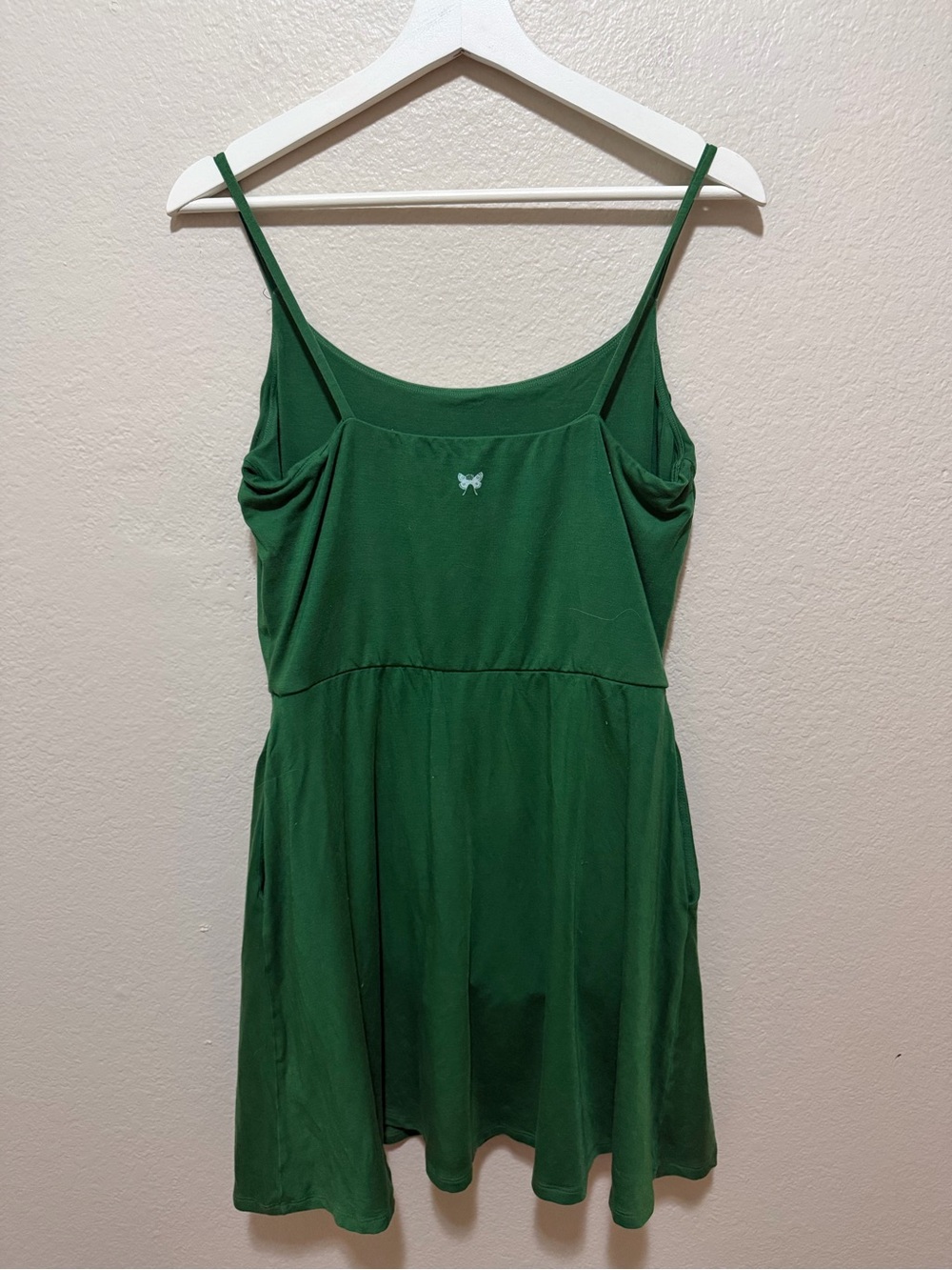 Purusha People Everyday Movement Dress Large Green Tencel Activewear - Picture 4 of 7